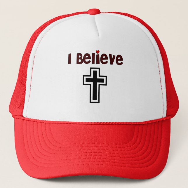 Christian Cross Trucker Hat (Front)