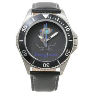 Christian cross watch