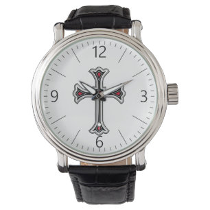 Christian cross watch
