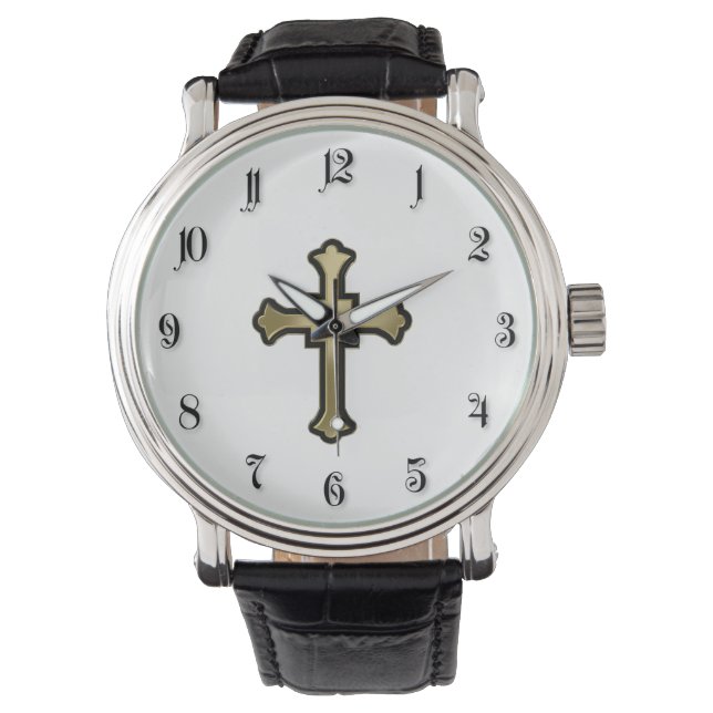 Christian cross watch (Front)