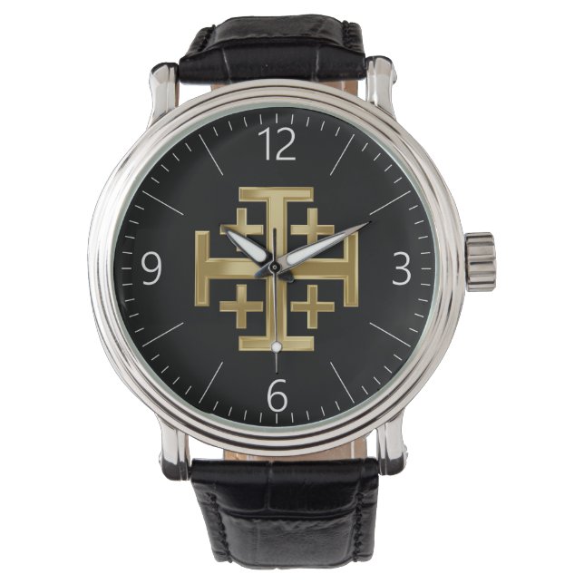 Christian cross watch (Front)