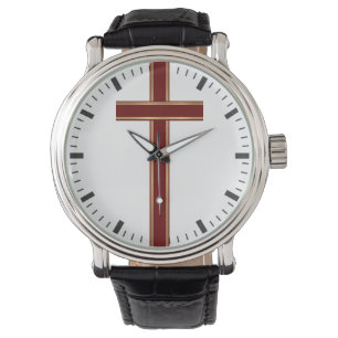 Christian cross watch