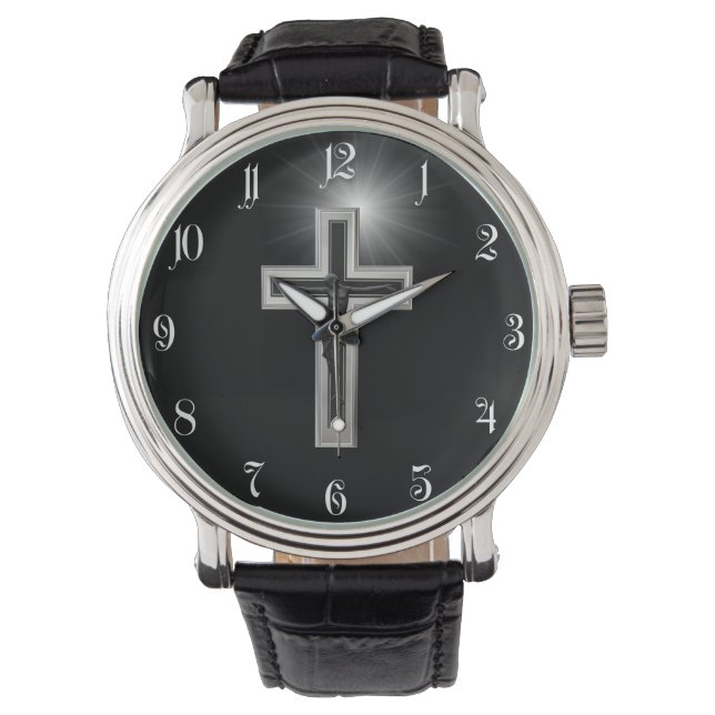 Christian cross watch (Front)