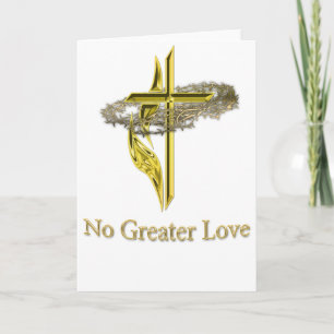 Christian crosses holiday card