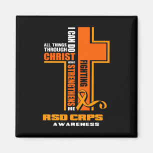 Christian CRPS Warrior Fighter RSD CRPS Awareness  Magnet