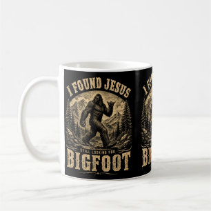 Christian Cryptid Found Jesus Looking For Bigfoot Coffee Mug