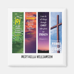 Christian Custom Name BIBLE MEDITATION Magnet
