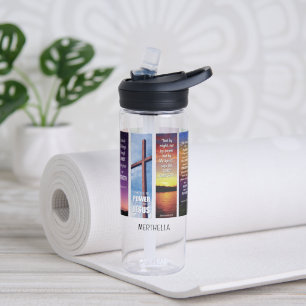 Christian Custom Name BIBLE MEDITATION Water Bottle
