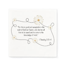 Christian Daisy Flower Bible Quote