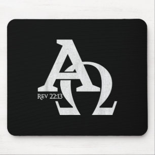 Christian Design - Alpha And Omega The Greek Lette Mouse Mat