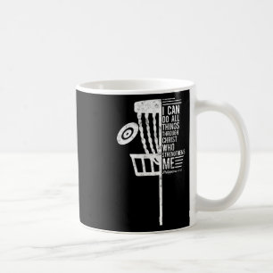 Christian Disc Golf I Can Do All Things Philippian Coffee Mug