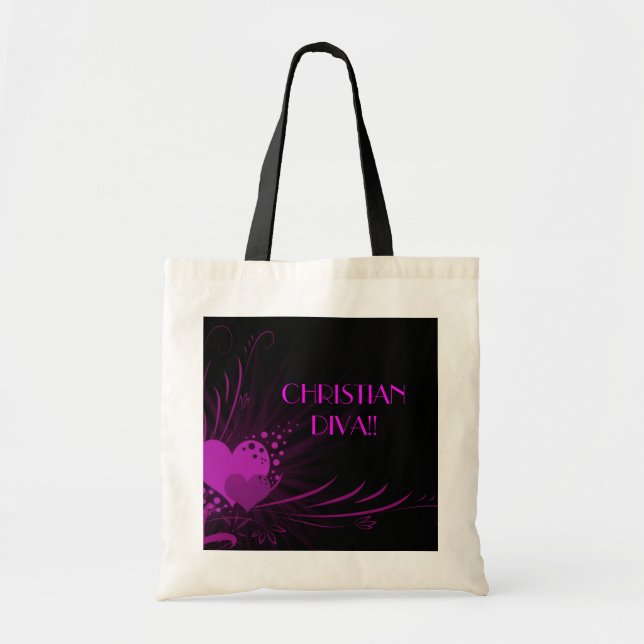 CHRISTIAN DIVA!!... Religious totes (Front)
