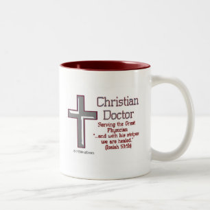 Christian Doctor Two-Tone Coffee Mug