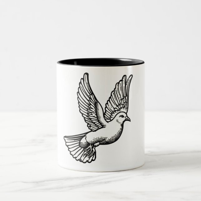 Christian Dove Coffee Mug (Center)