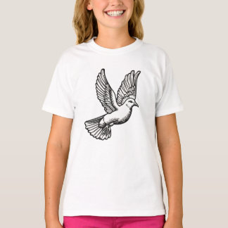 Christian Dove Girl's Tee Shirt