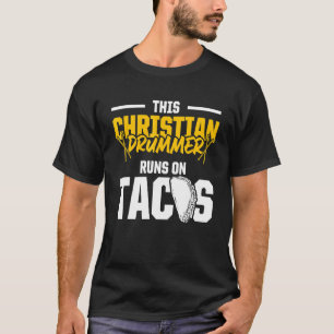 Christian Drummer Church Worship Drum Player 55 T-Shirt