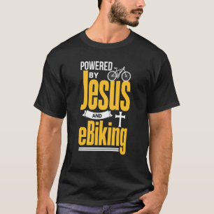 Christian E Biker Jesus EBike Electric Bike E Biki T-Shirt