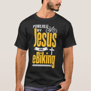 Christian E Biker Jesus EBike Electric Bike E Biki T-Shirt