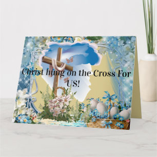 Christian Easter Card We Accept Your Gift