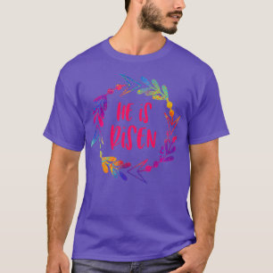 Christian Easter Inspirational Biblical Jesus He T-Shirt
