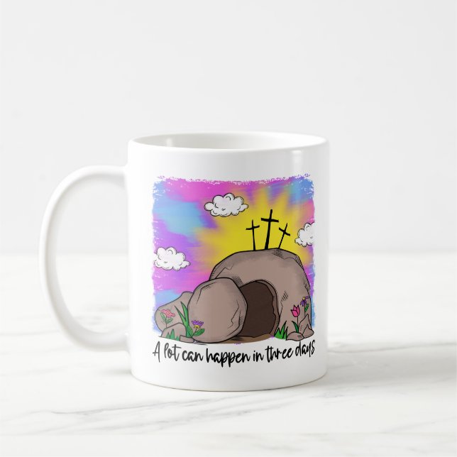 Christian Easter Resurrection Coffee Mug (Left)