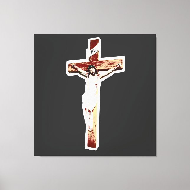 Christian emblem Christ Canvas Print (Front)