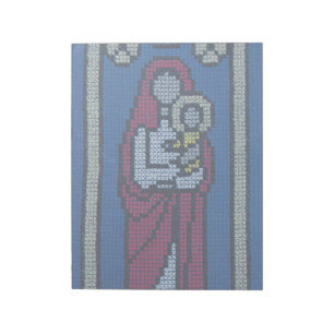 Christian embroidery notepad