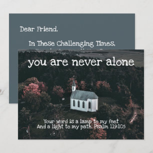 Christian Encouragement Friend Card