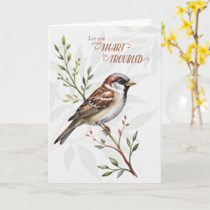 Christian Encouragement His Eye is on the Sparrow Card