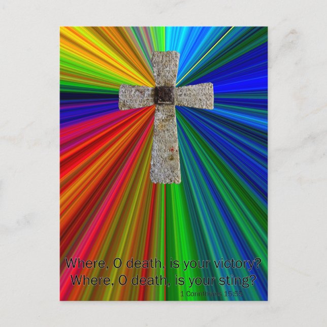 christian encouragement postcard (Front)