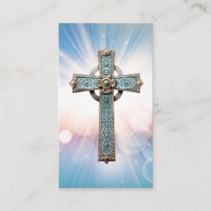 Christian Encouragement Prayer Business Card