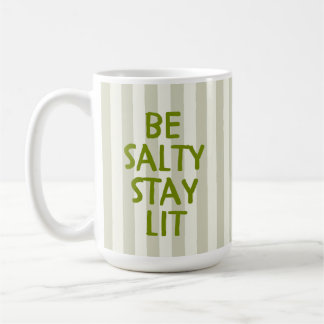 Christian Encouraging Bible Quote Green Lettering Coffee Mug