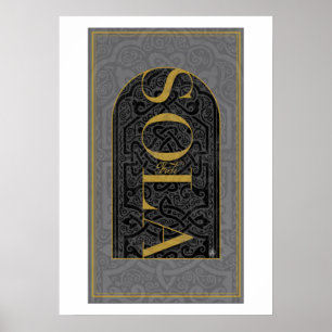 CHRISTIAN FAITH ALONE SOLA FIDE POSTER