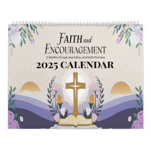 Christian Faith and Encouragement 2025 Calendar