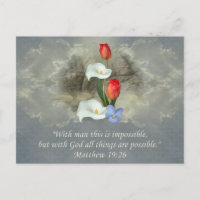 Christian Faith Art ~ Matthew 19:26