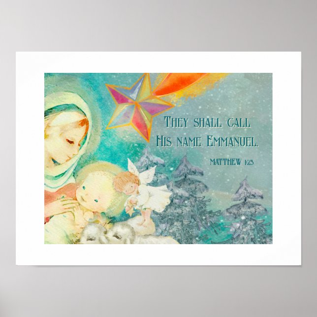 Christian, faith based Christmas poster (Front)