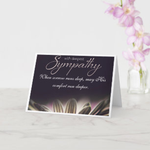 Christian-Faith Based Sympathy Card 