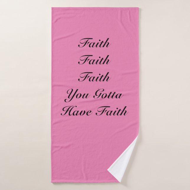 Christian Faith Bath Towel (Bath Towel)