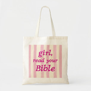 Christian Faith Bible Reading Aesthetic Women's Tote Bag