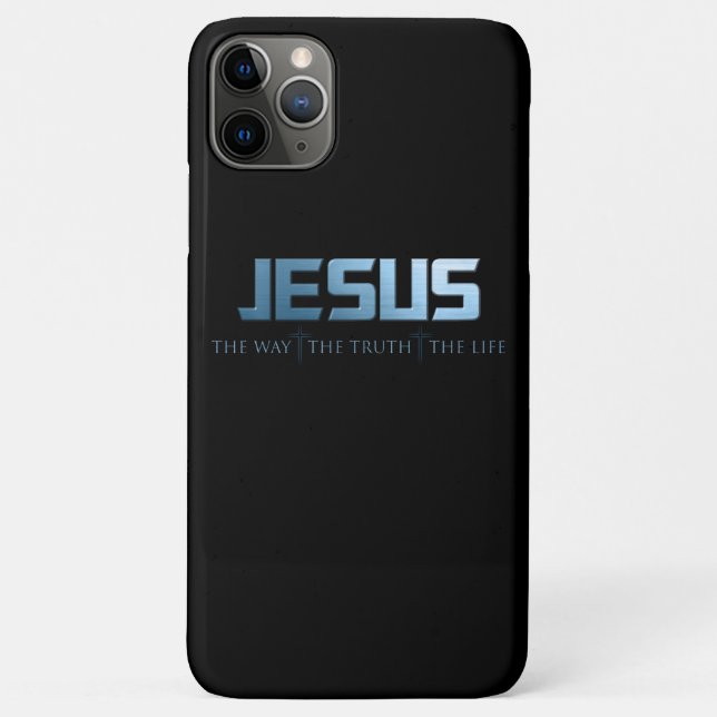 Christian Faith Bible Verse: Way Truth Life Jesus Case-Mate iPhone Case (Back)