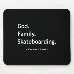 Christian Faith Christianity Skater God Family Ska Mouse Mat