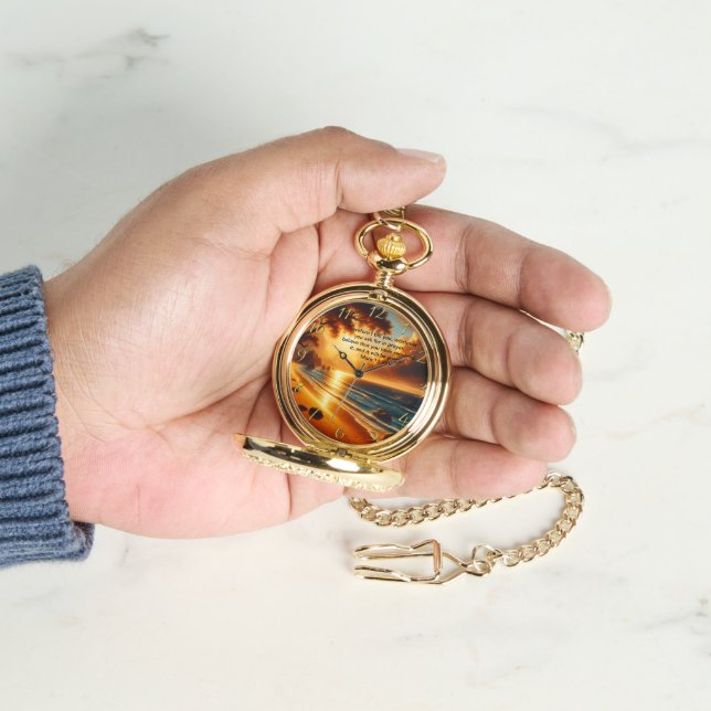 Christian Faith cross with Mark 11:24  Watch (Hand)