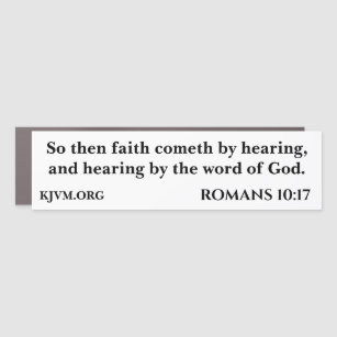 Christian Faith God's Word Romans Bible Verse Car Magnet