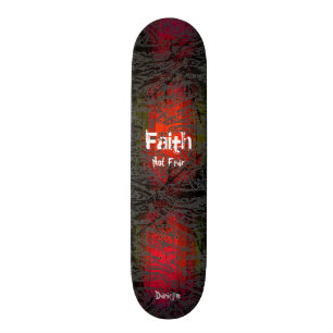 Christian Faith Grungy Skateboard