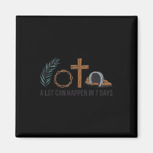 Christian Faith Happy Easter Day A Lot Can Happen Magnet