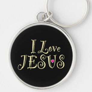 Christian Faith ‘I Love Jesus’ Key Ring