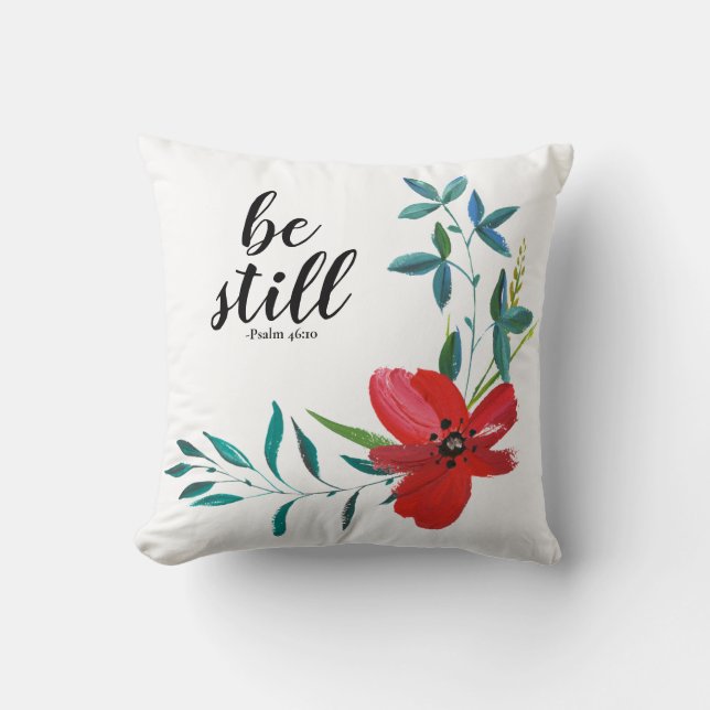 Christian Faith Inspirational Words Cushion (Front)