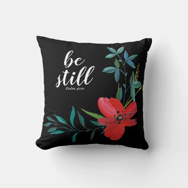 Christian Faith Inspirational Words Cushion (Front)