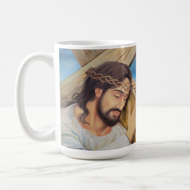 Christian Faith Jesus Christ Coffee Mug (Left)