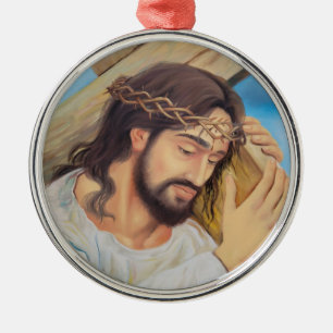 Christian Faith Jesus Christ Metal Tree Decoration